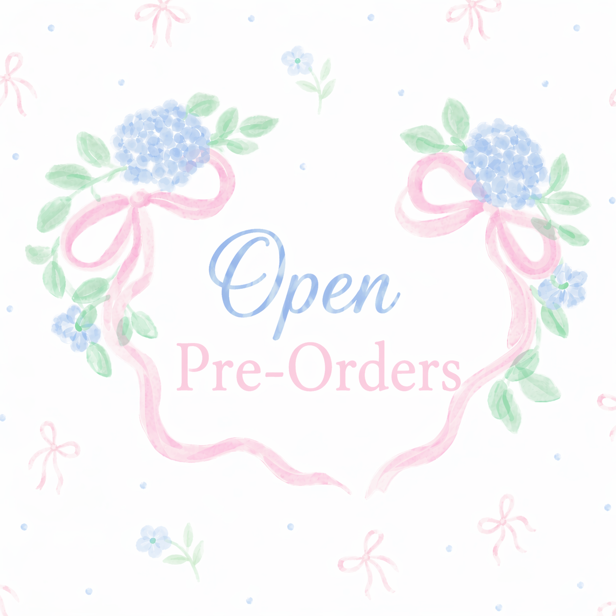 Open Pre-Orders