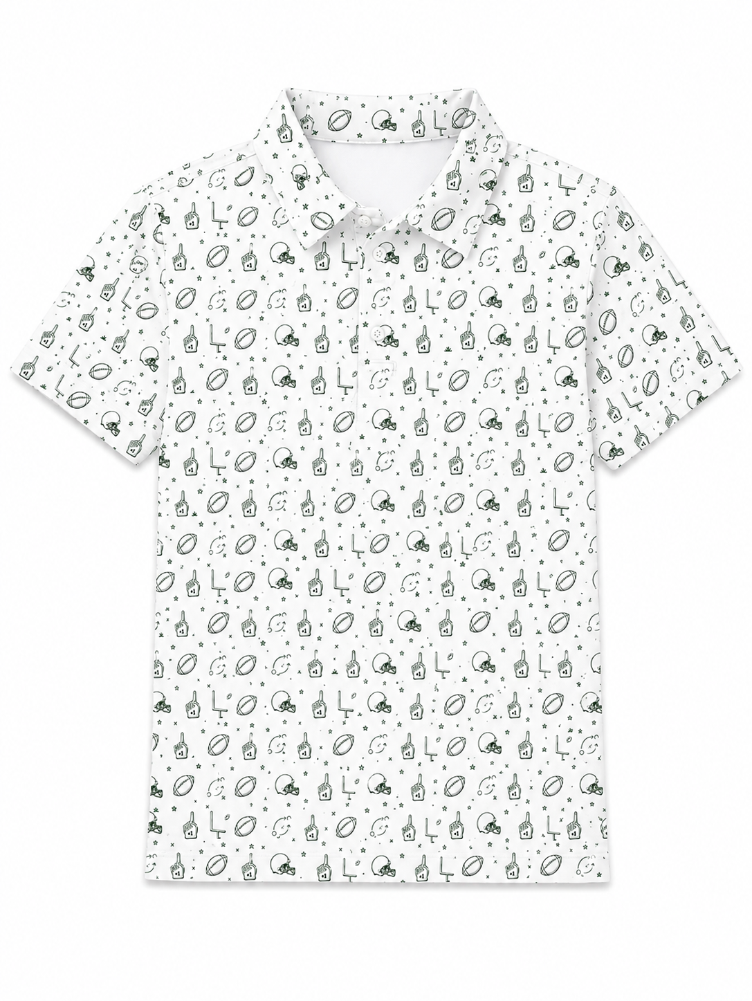 Green Gameday Polo