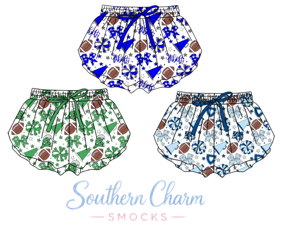 School spirit flutter shorts