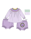Classic Mardi Gras Diaper set