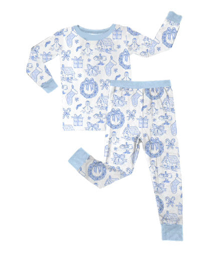 Christmas Toile 2pc set
