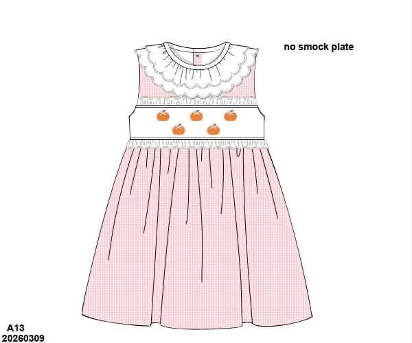 Scallop pumpkins dress