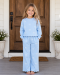Bow sweatsuit sets