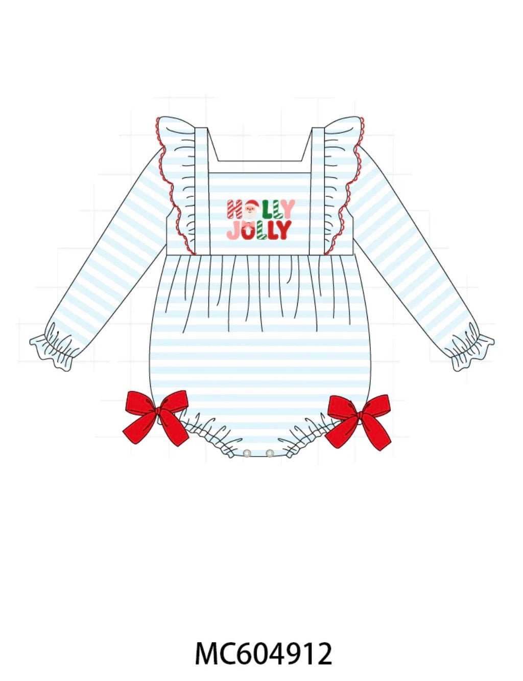 Holly Jolly Girls bubble