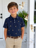 Mallards Navy Polo