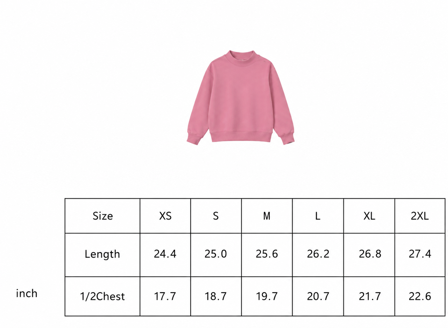 Adult Mock Neck